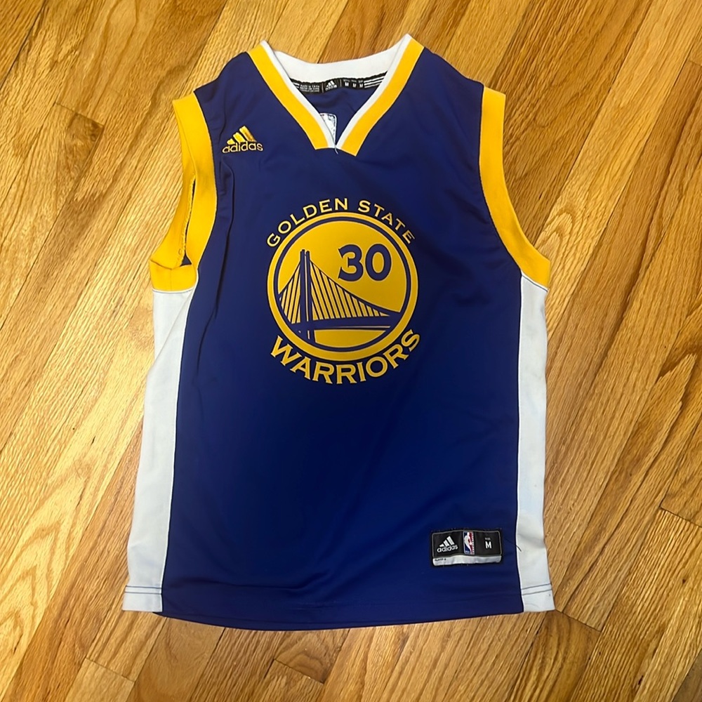 Warriors Stephen curry jersey. Youth Medium